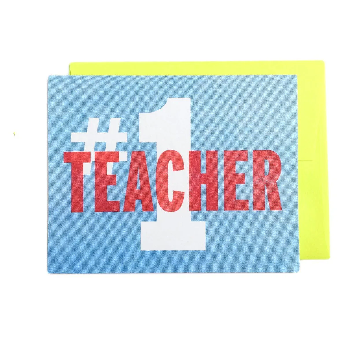 # 1 Teacher Card