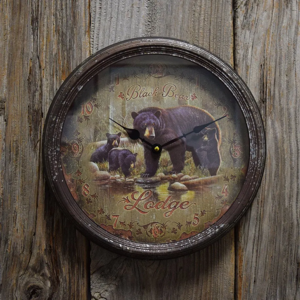 15" Rusted Clock