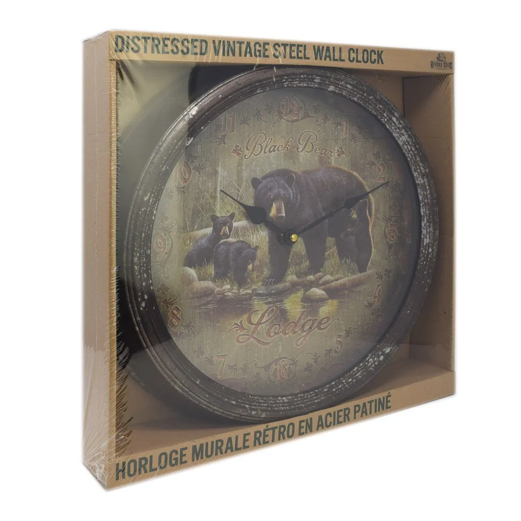 15" Rusted Clock