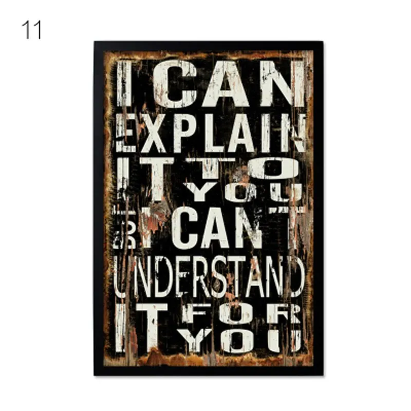 15x20 cm Vintage Europe Posters Canvas Prints Nostalgic Wall Art Unframed