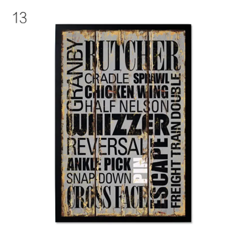 15x20 cm Vintage Europe Posters Canvas Prints Nostalgic Wall Art Unframed