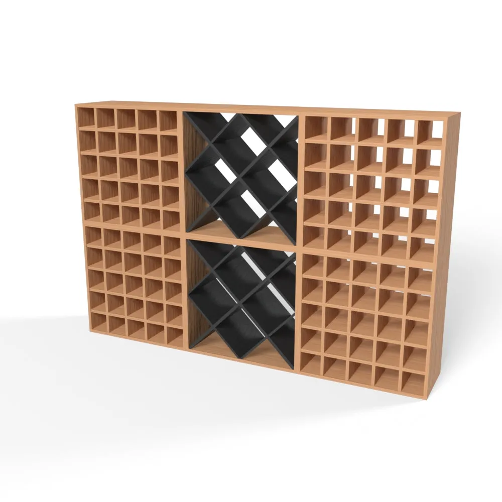 160 Bottles Diamond Wine Rack Set