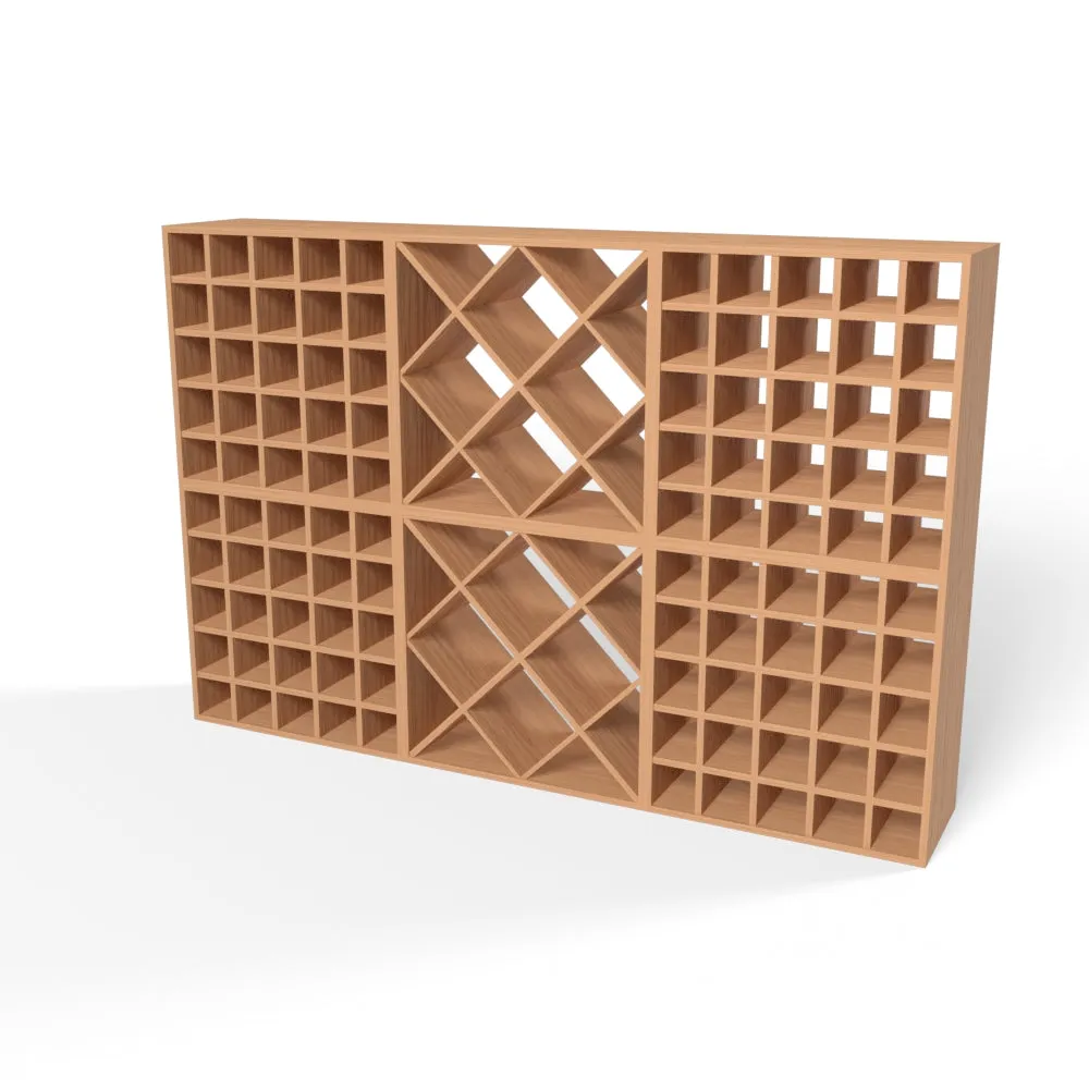 160 Bottles Diamond Wine Rack Set
