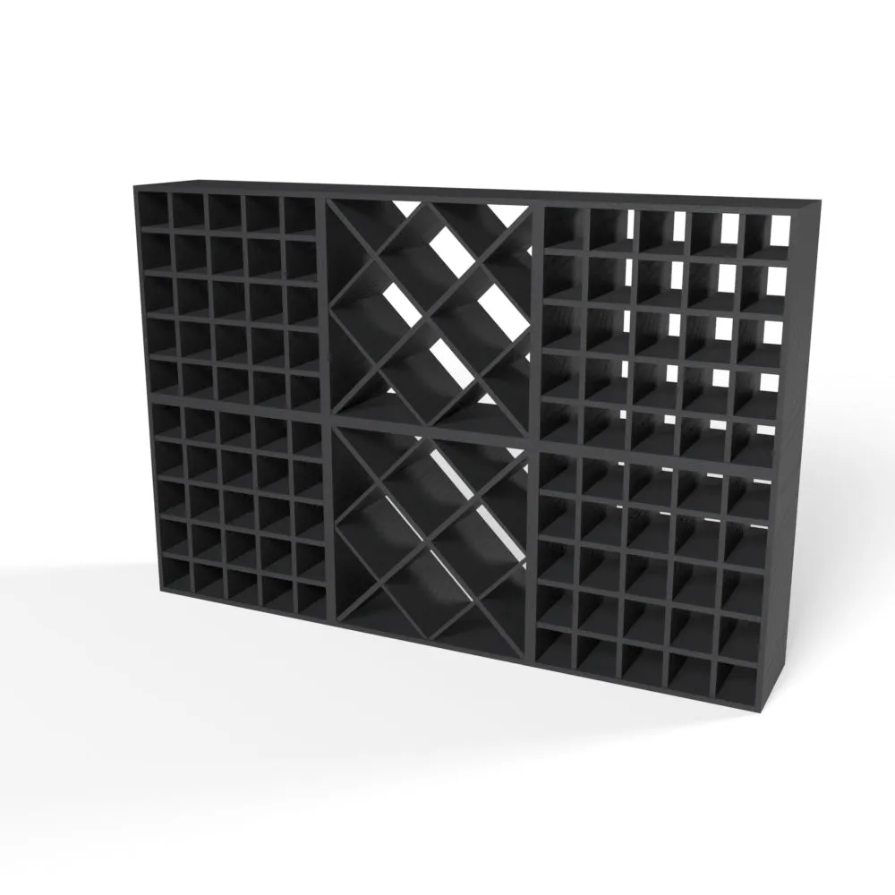 160 Bottles Diamond Wine Rack Set