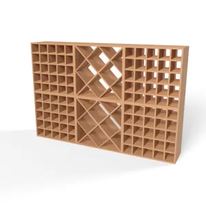 160 Bottles Diamond Wine Rack Set
