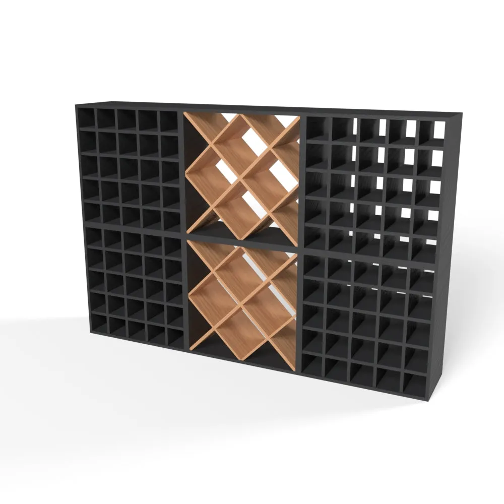 160 Bottles Diamond Wine Rack Set