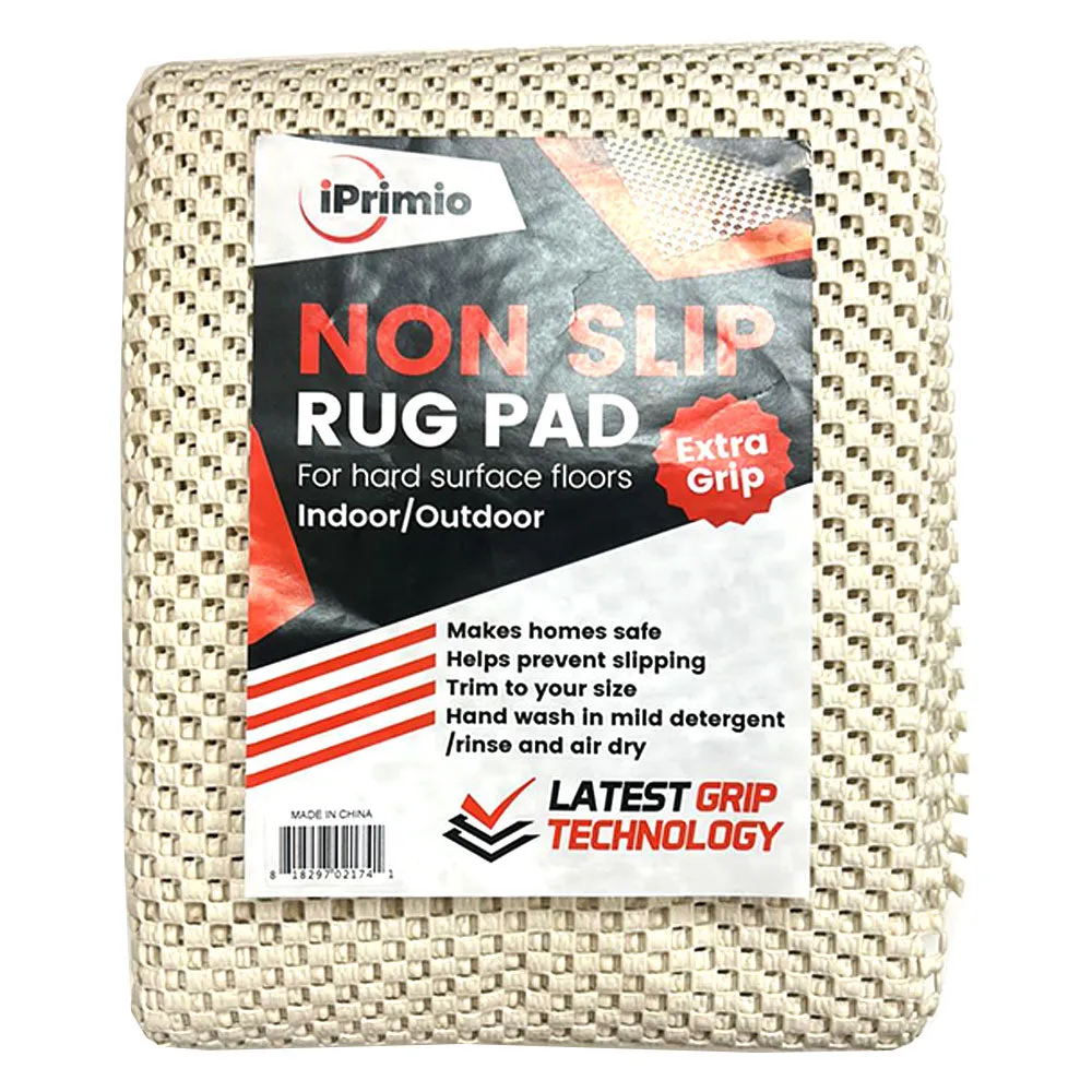 2 Pk Rug Gripper Mat 5X8ft Non Slip Grip Pad Anti Skid Carpet Floor Stop Cushion