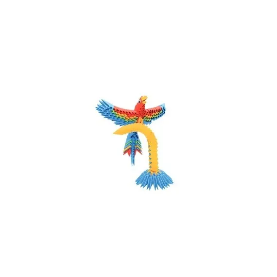3D Origami Creagami - Parrot Sculpture (Small)