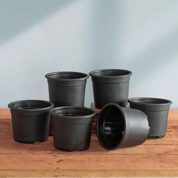 5 inch (13 cm) Grower Round Plastic Pot