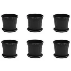 5 inch (13 cm) Grower Round Plastic Pot