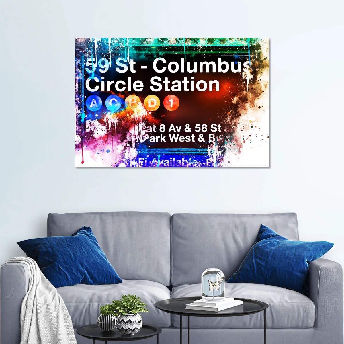 59 St. Columbus Circle Station Wall Art
