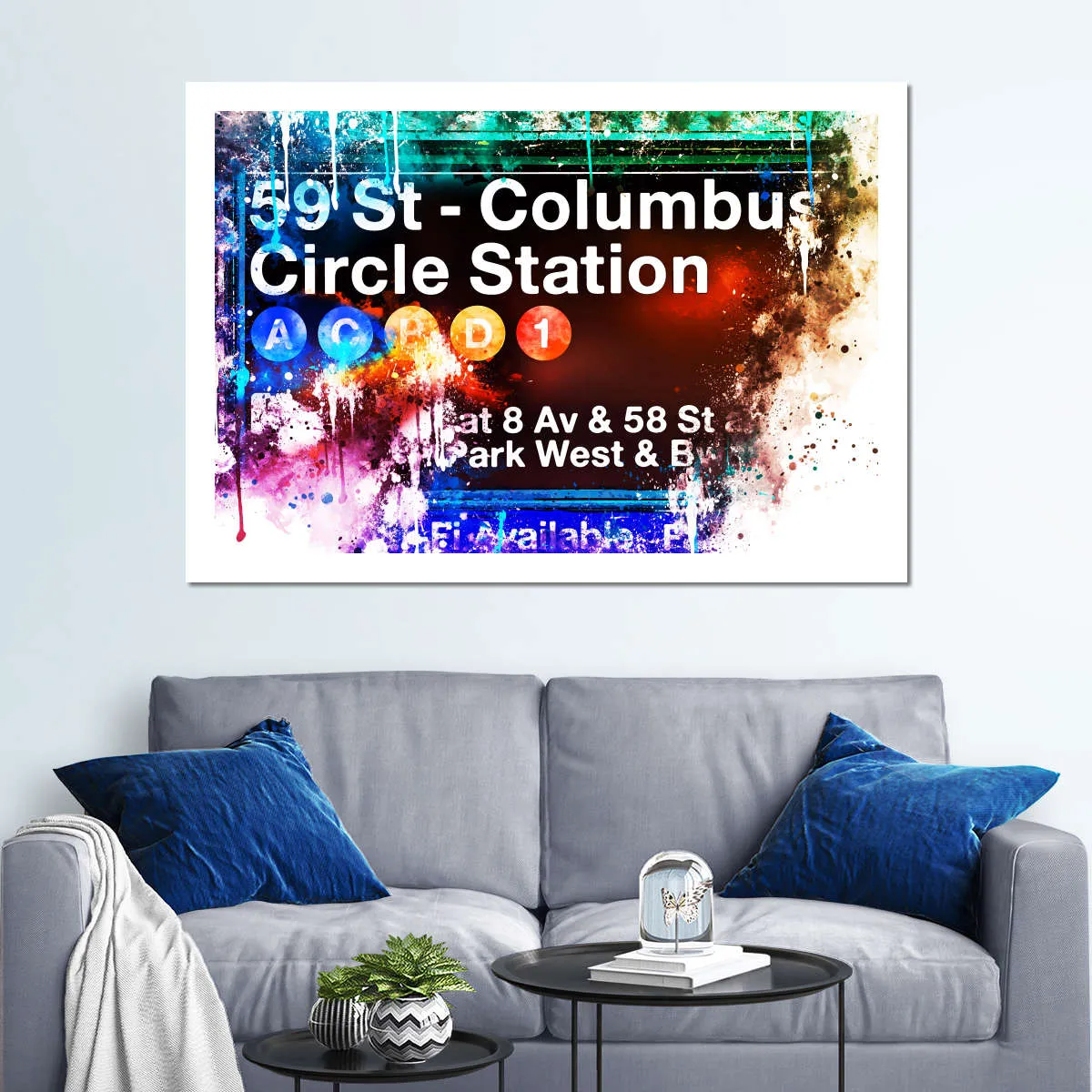 59 St. Columbus Circle Station Wall Art