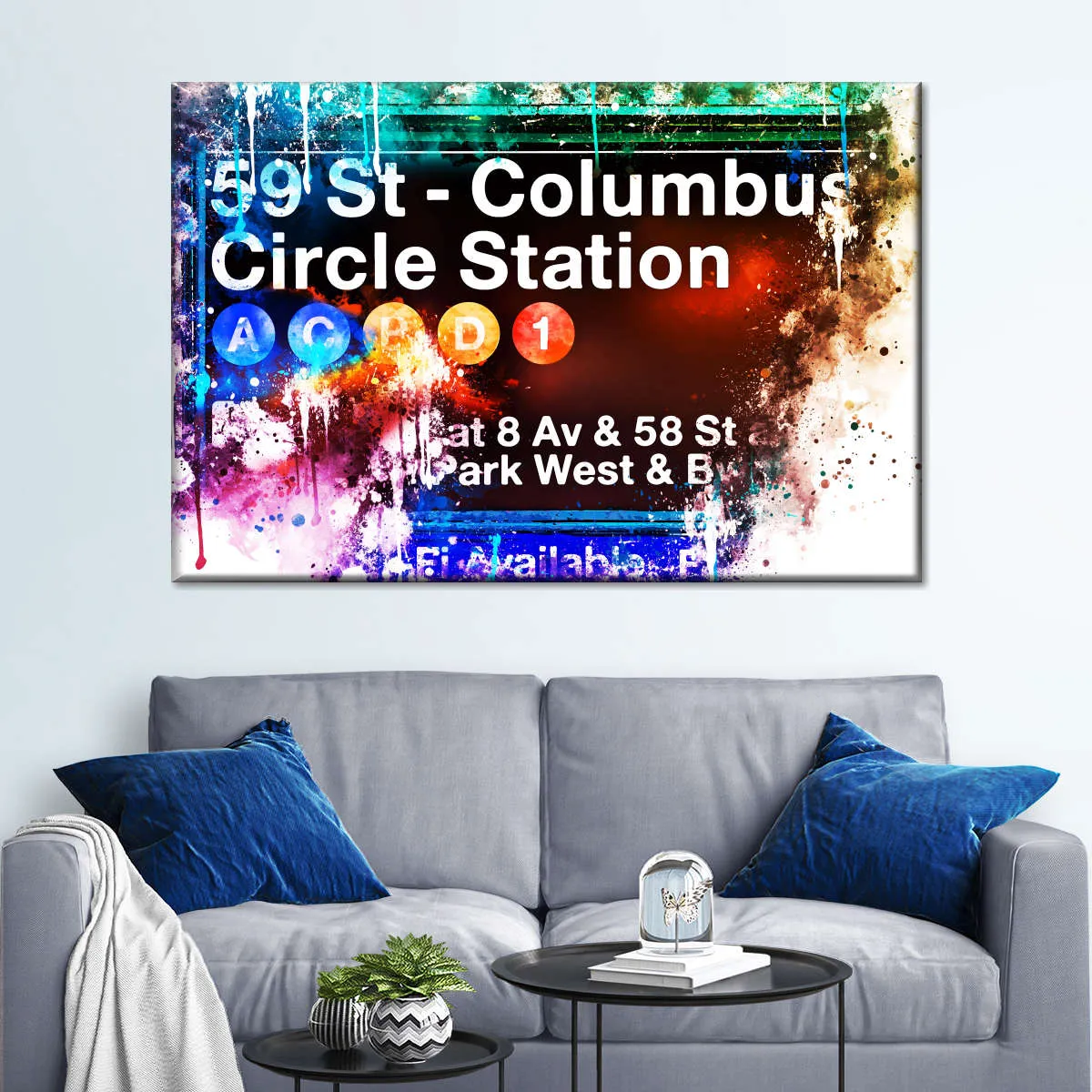 59 St. Columbus Circle Station Wall Art
