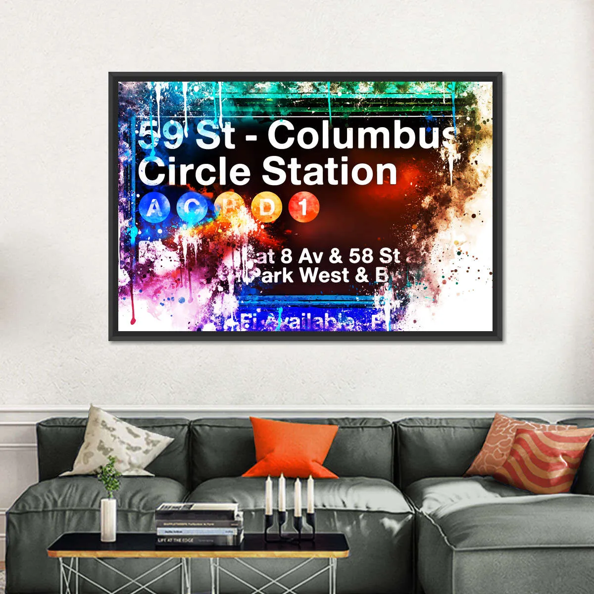 59 St. Columbus Circle Station Wall Art