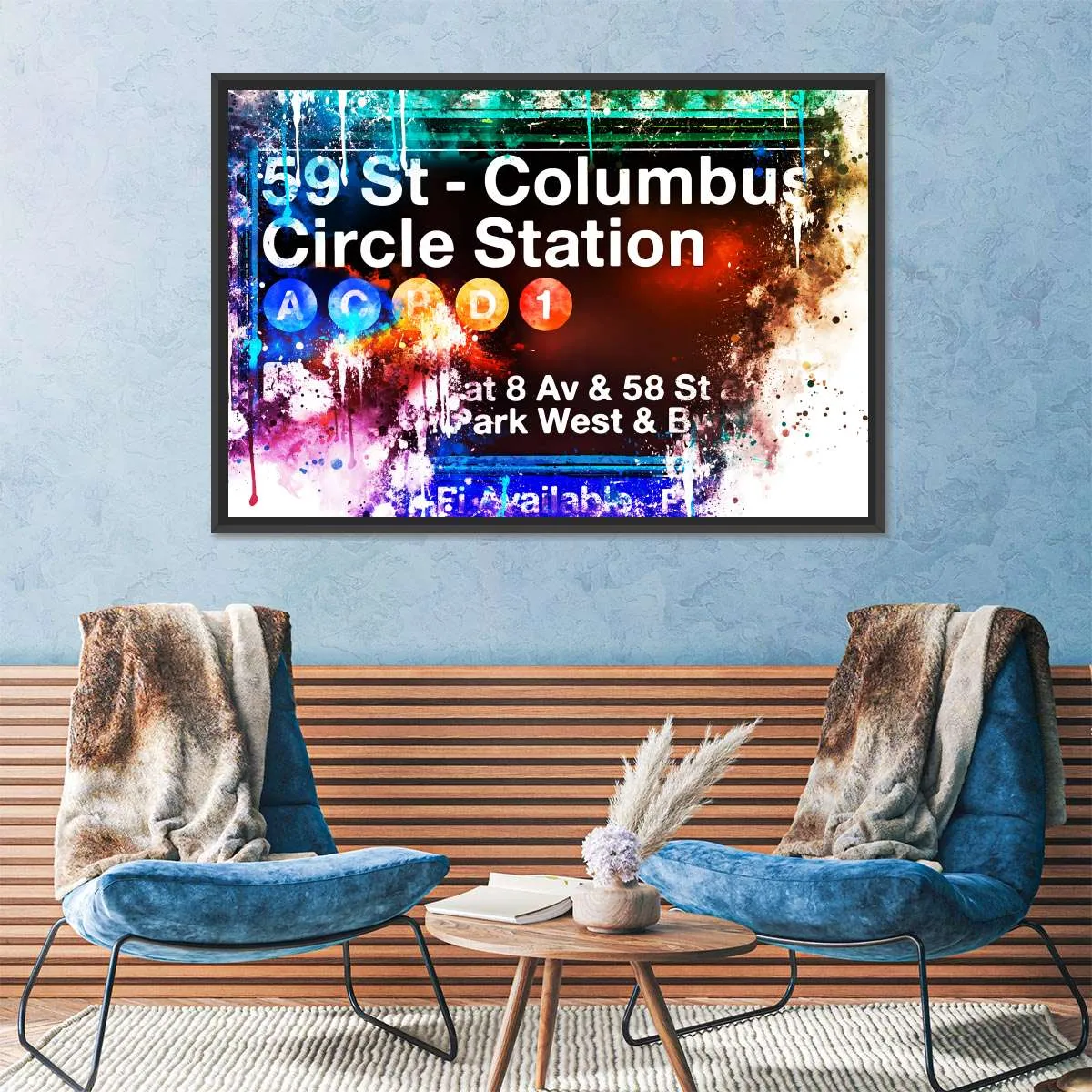59 St. Columbus Circle Station Wall Art