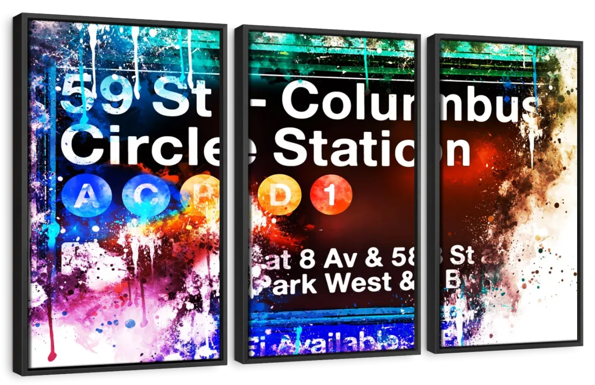59 St. Columbus Circle Station Wall Art