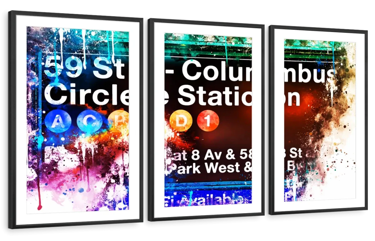 59 St. Columbus Circle Station Wall Art