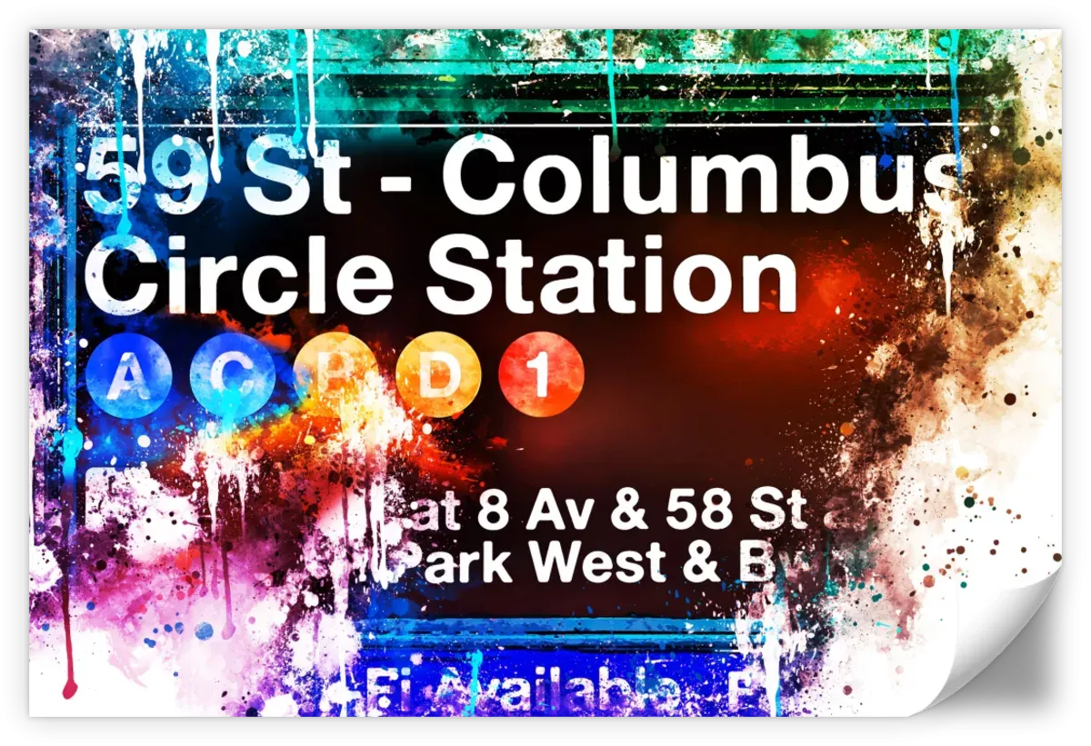 59 St. Columbus Circle Station Wall Art