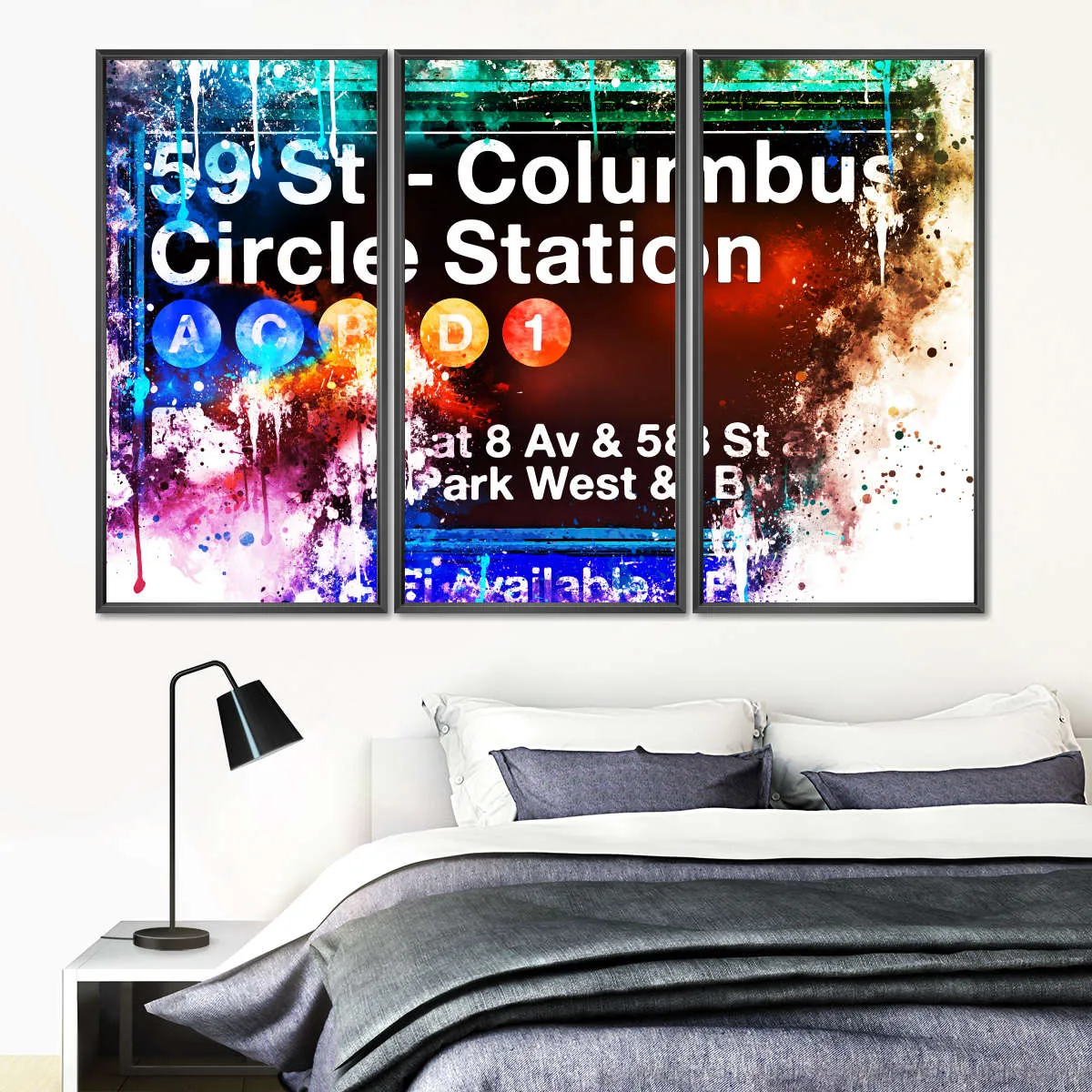 59 St. Columbus Circle Station Wall Art