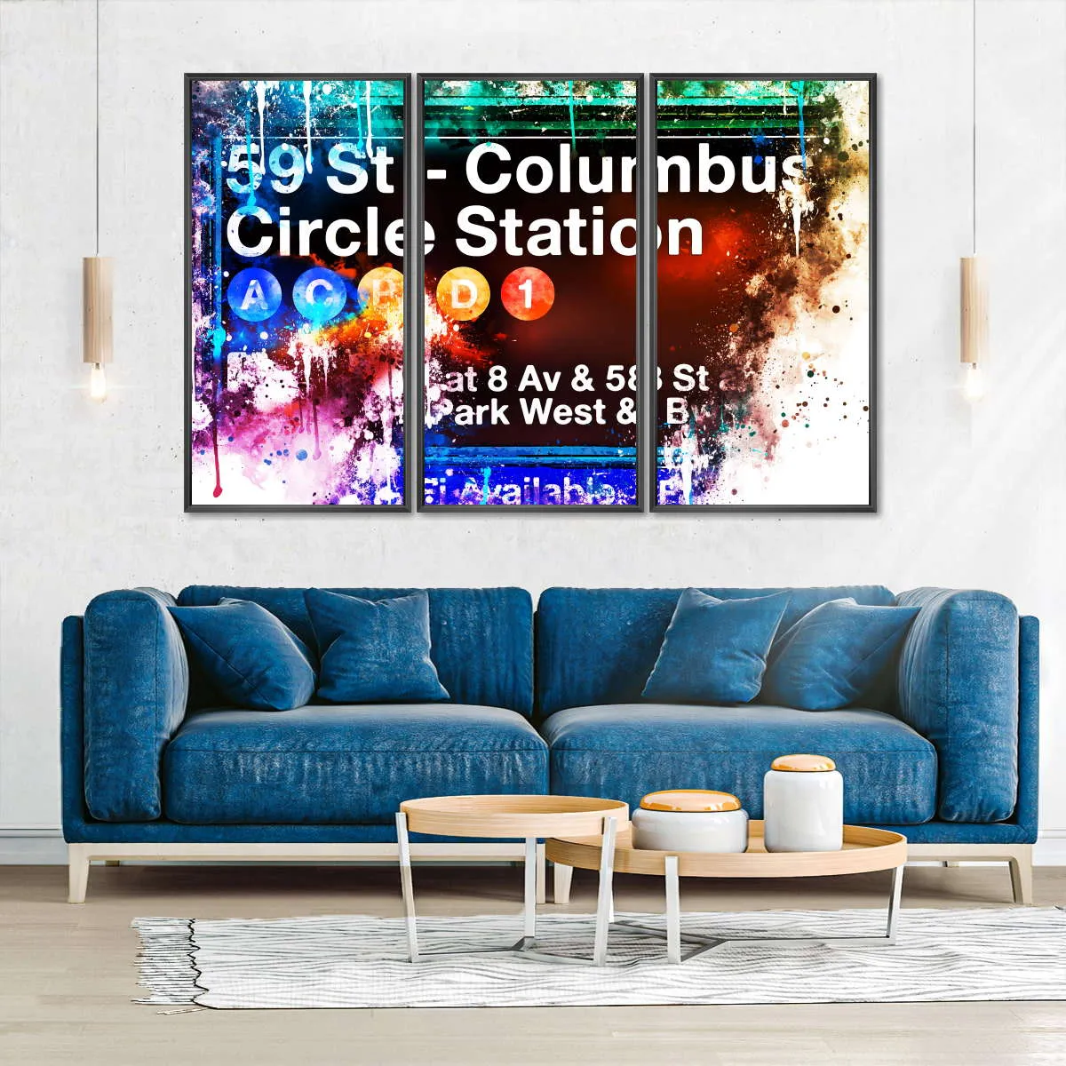 59 St. Columbus Circle Station Wall Art