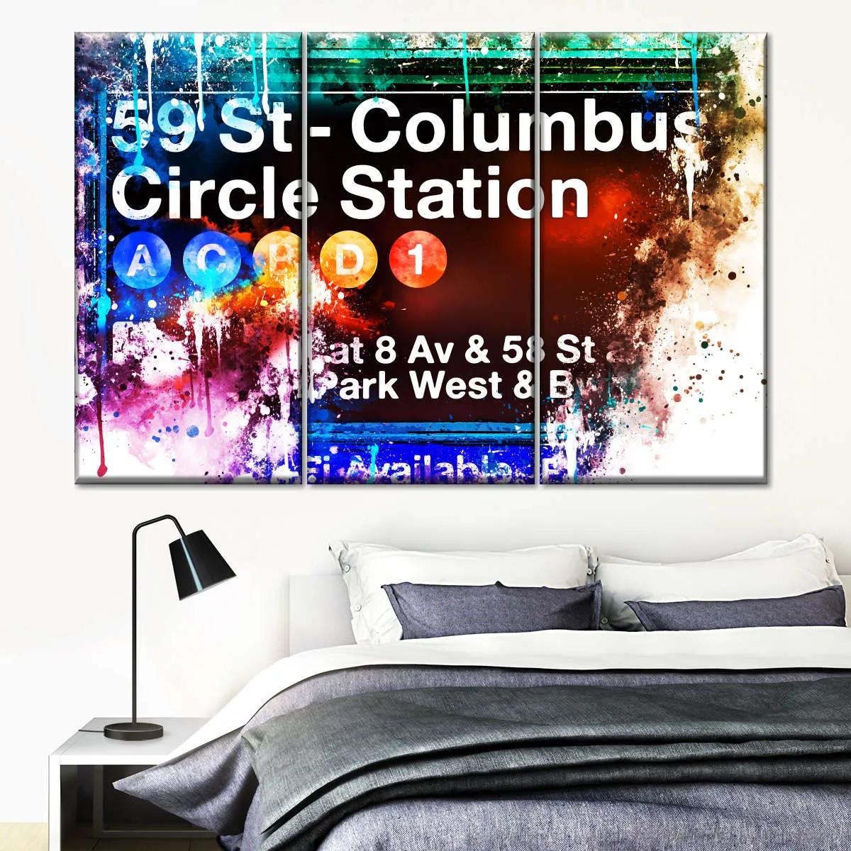 59 St. Columbus Circle Station Wall Art