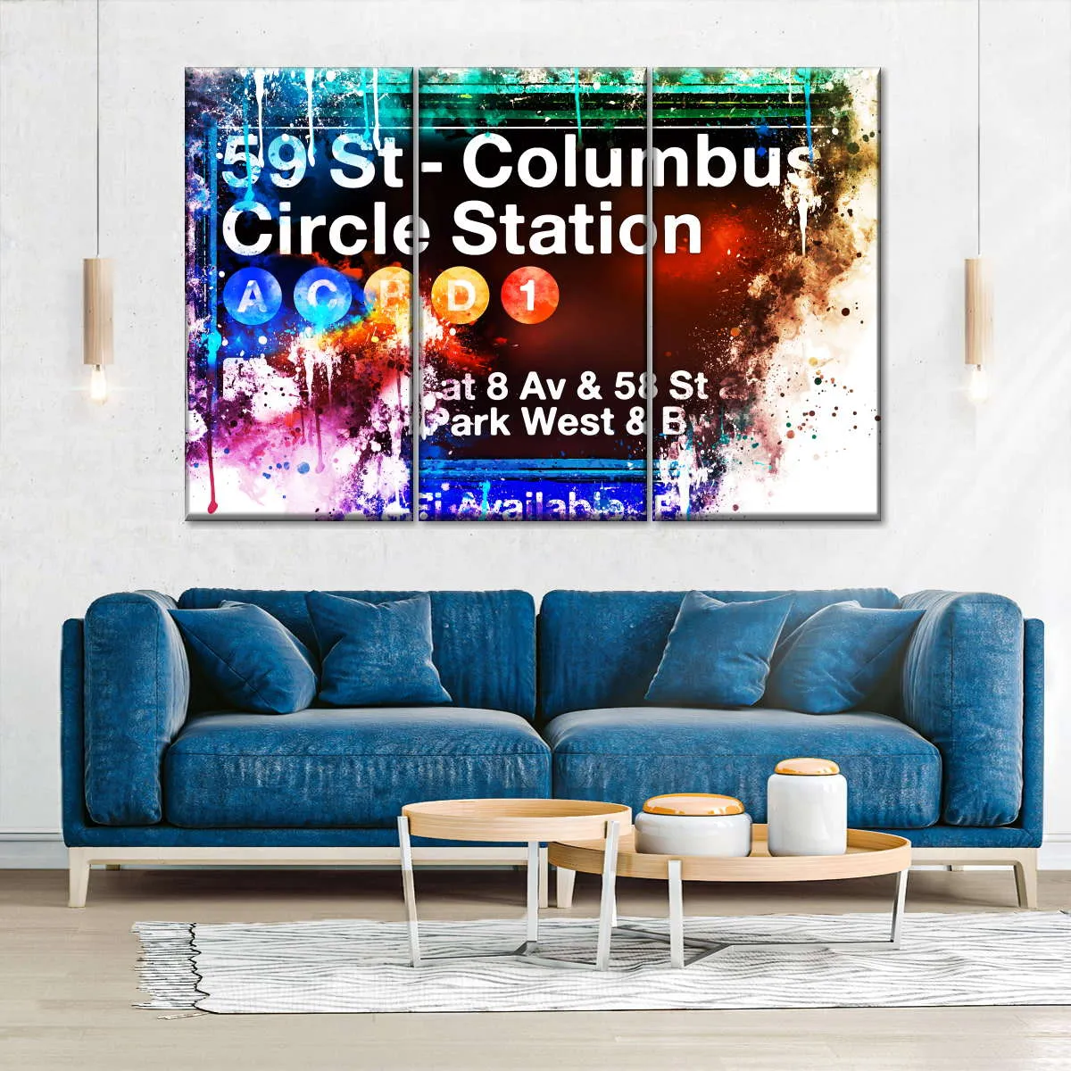 59 St. Columbus Circle Station Wall Art