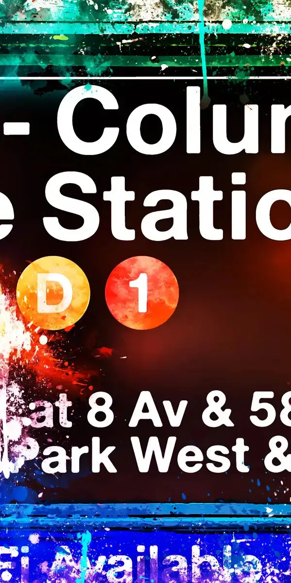 59 St. Columbus Circle Station Wall Art