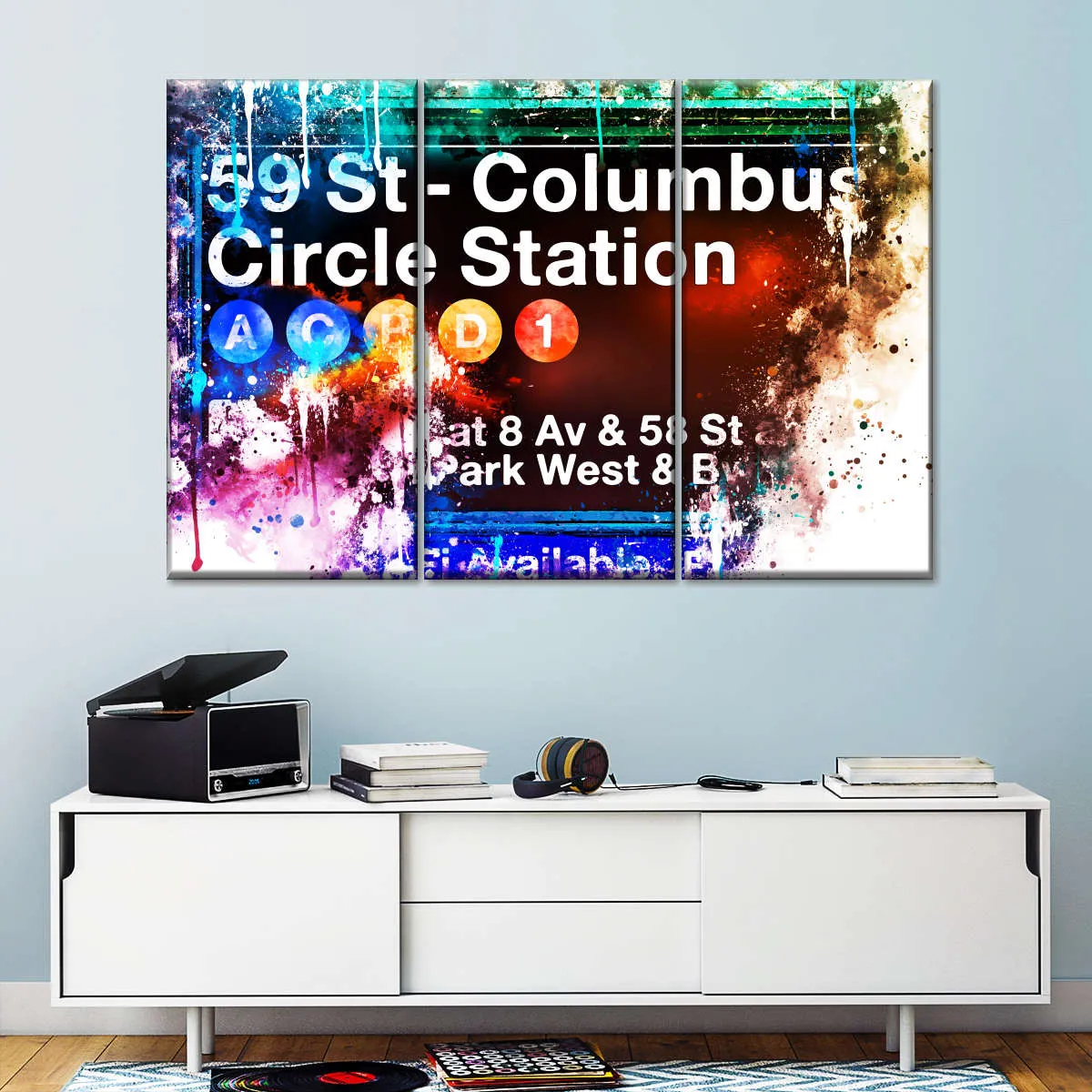 59 St. Columbus Circle Station Wall Art
