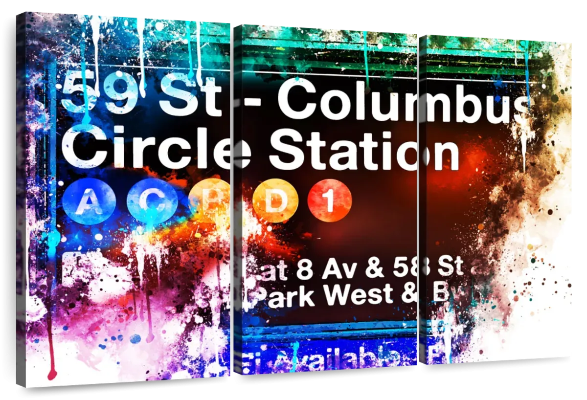 59 St. Columbus Circle Station Wall Art