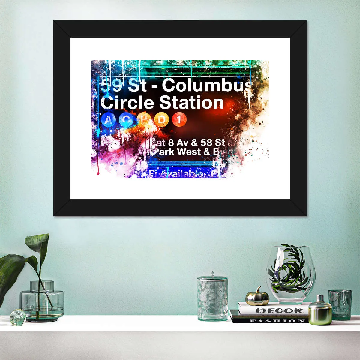 59 St. Columbus Circle Station Wall Art