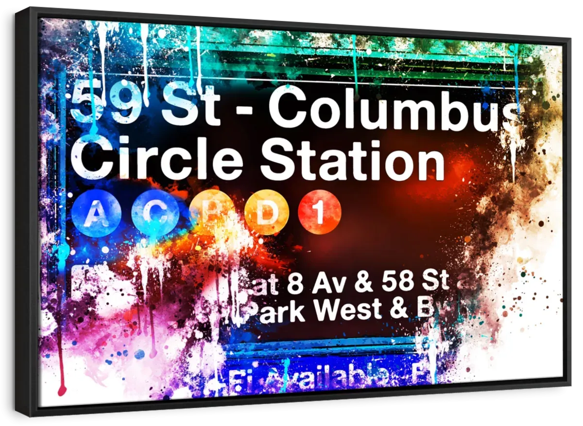 59 St. Columbus Circle Station Wall Art