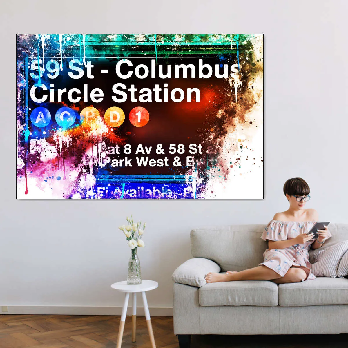 59 St. Columbus Circle Station Wall Art