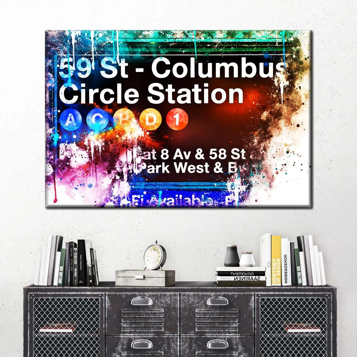 59 St. Columbus Circle Station Wall Art