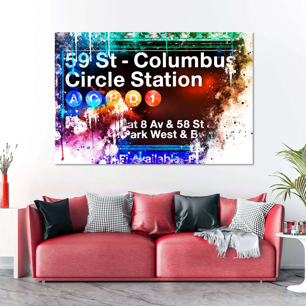 59 St. Columbus Circle Station Wall Art