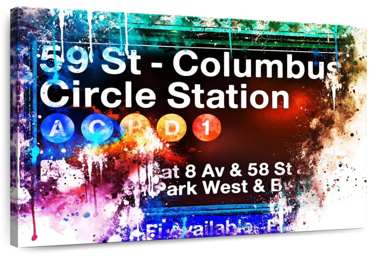 59 St. Columbus Circle Station Wall Art