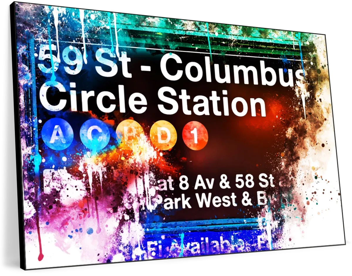 59 St. Columbus Circle Station Wall Art