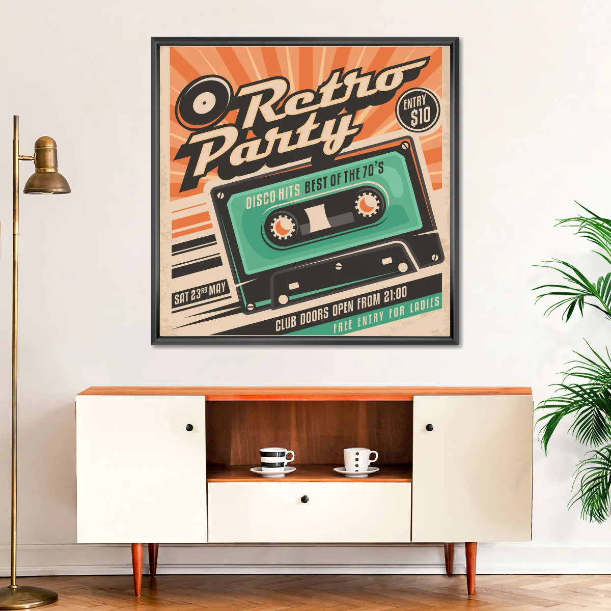 70s Disco Hits Wall Art