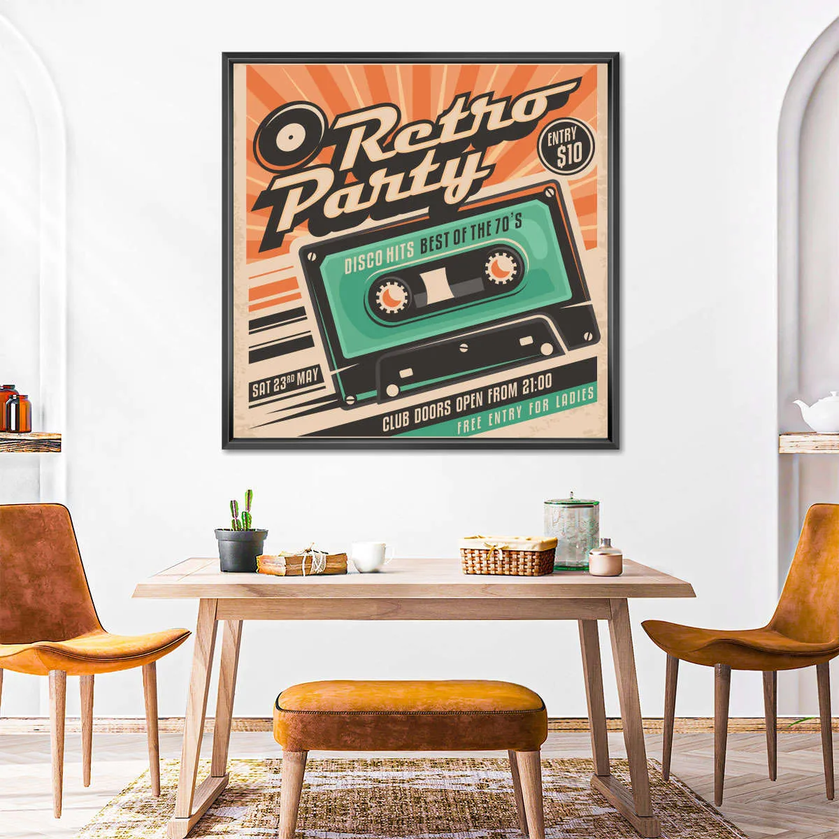 70s Disco Hits Wall Art