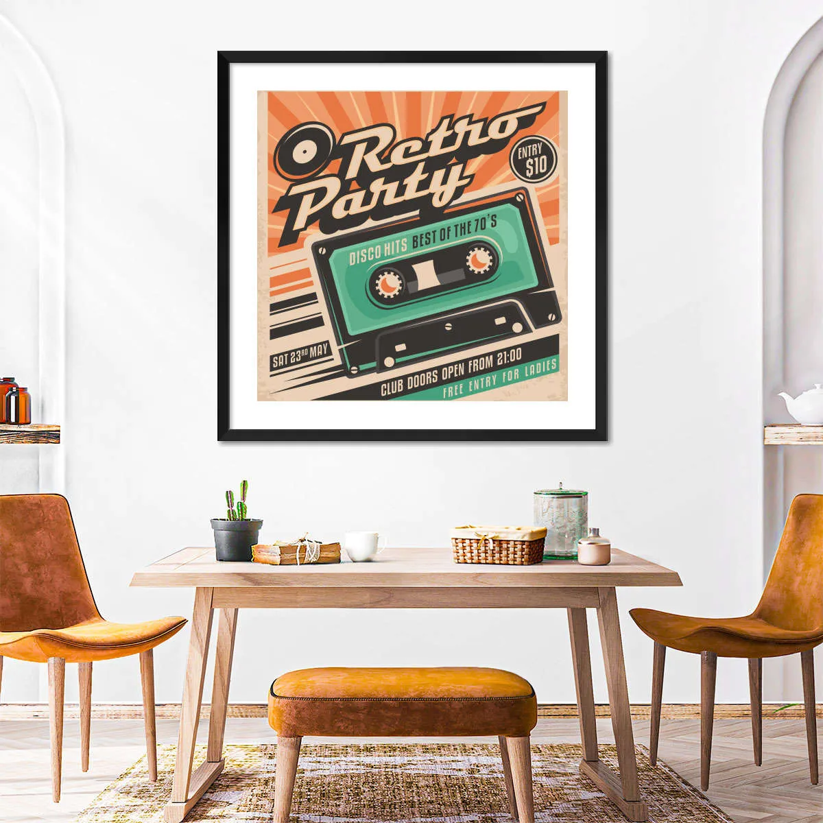 70s Disco Hits Wall Art