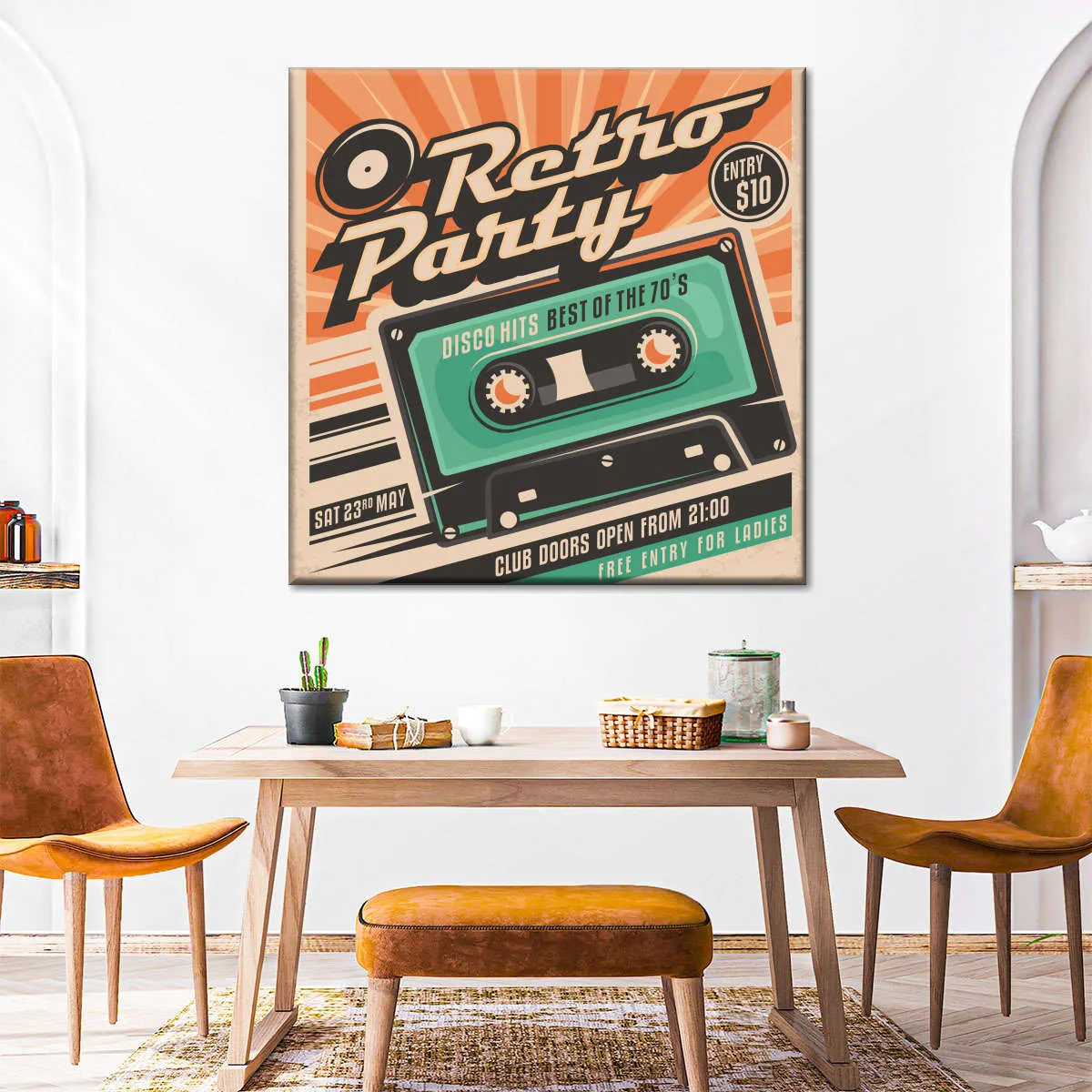 70s Disco Hits Wall Art