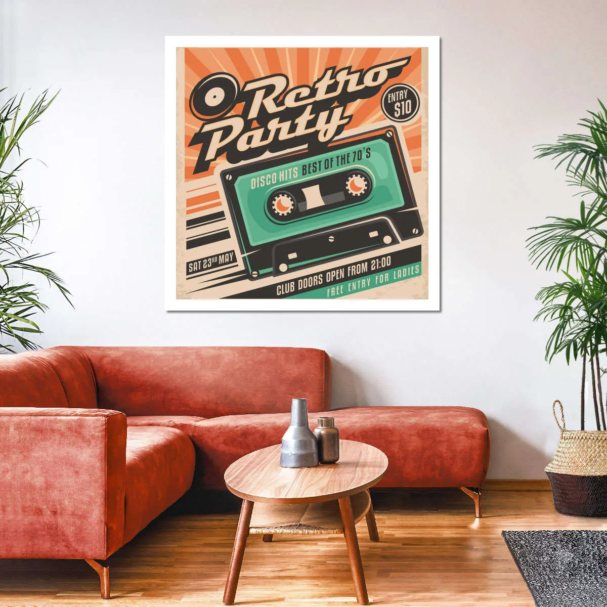 70s Disco Hits Wall Art