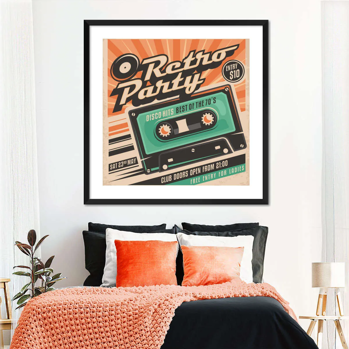 70s Disco Hits Wall Art