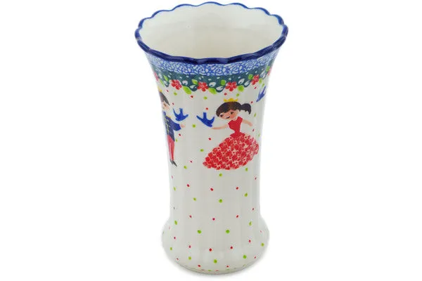 7" Vase - Bird Prince And Princess