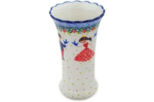 7" Vase - Bird Prince And Princess