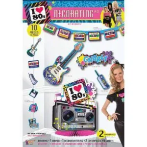 80's Party Decorating Kit