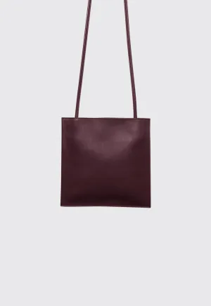 A ESQUE Leather Pocket Bag - Smooth Burgundy