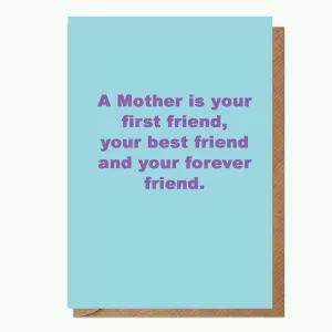 A Mother is A6 Greeting Card