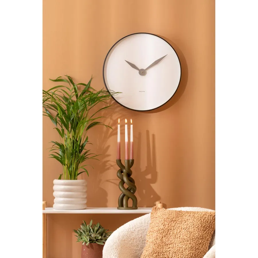 Albatross Wall Clock – Black (50cm)