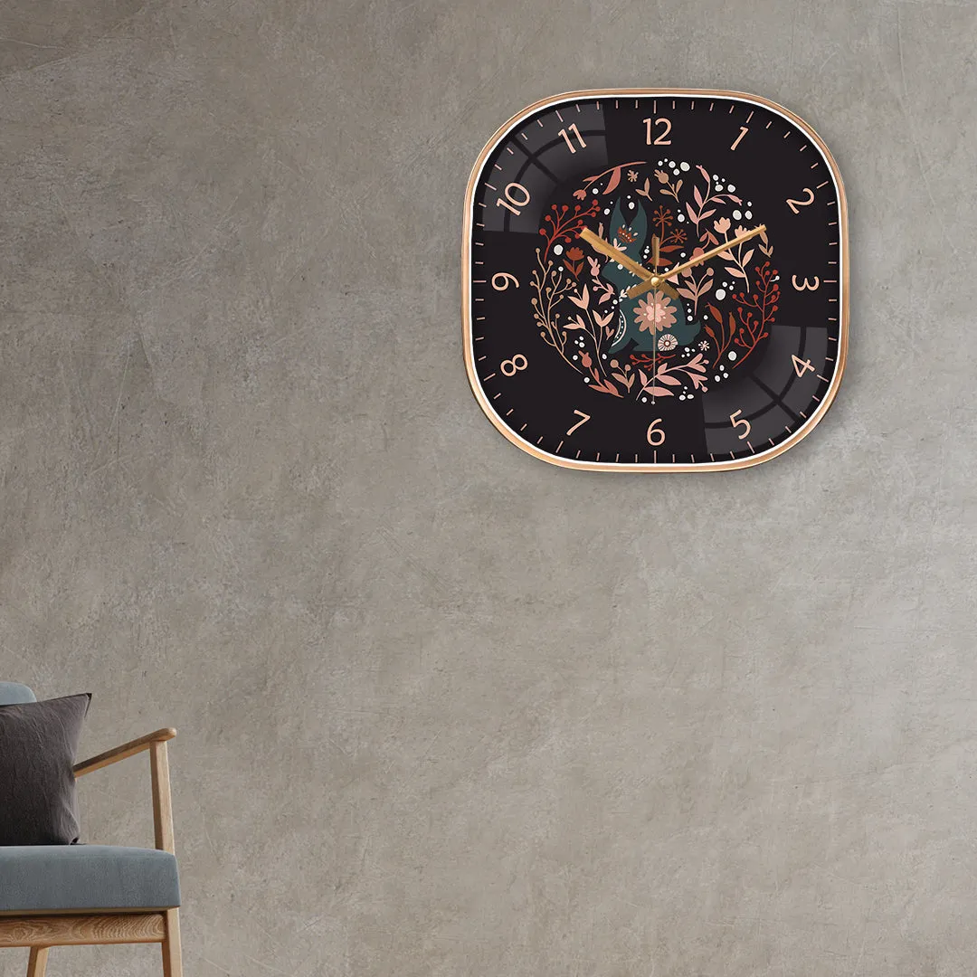 Amazing rabbit art wall clock