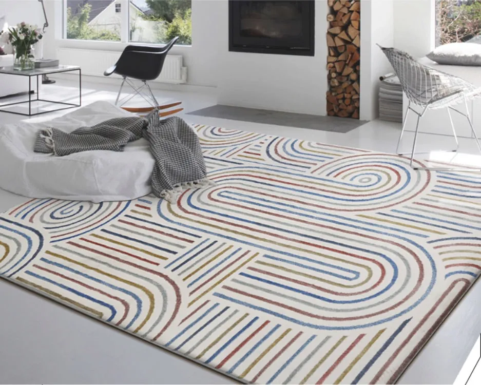 Austin Retro Lines Rug